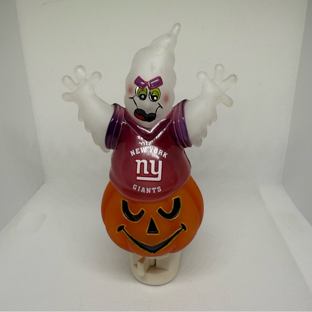 NFL New York Giants ghost Halloween night light plug in
